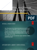 Fundamental Analysis of Steel Sector - JSW Steel
