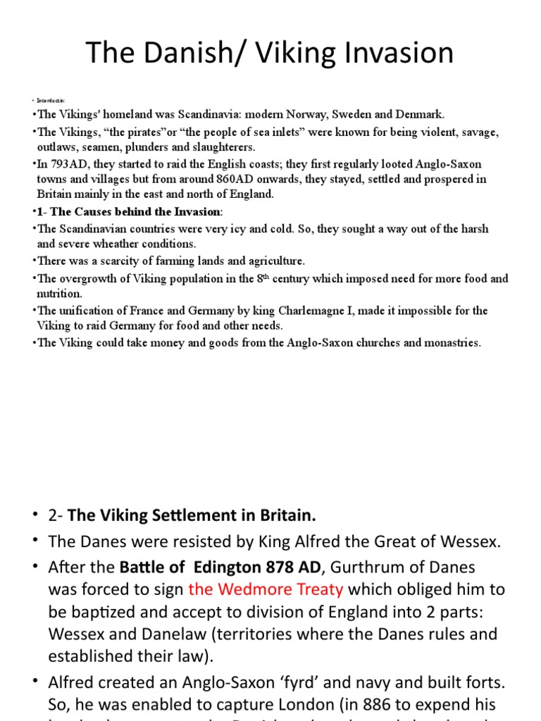 Viking Invasion and Settlement in Britain | PDF | Vikings | Danelaw