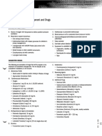 Anesthesia Protocols