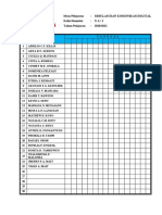 Daftar Hadir KLS 10