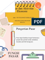 Ekonomi Pasar dan Aktivitas