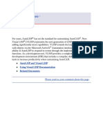 Autolisp Developer'S Guide : Autolisp and Visual Lisp Using Visual Lisp Documentation Related Documents