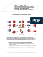 Collision Theory and Rates of Reaction