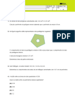 Matemática 7o ano miniteste áreas perímetros semelhança