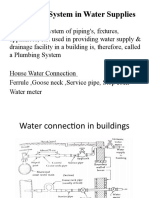 6.plumbing System in Water Supplies