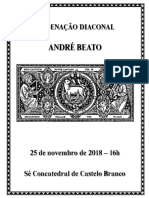 Ordenação diaconal de André Beato