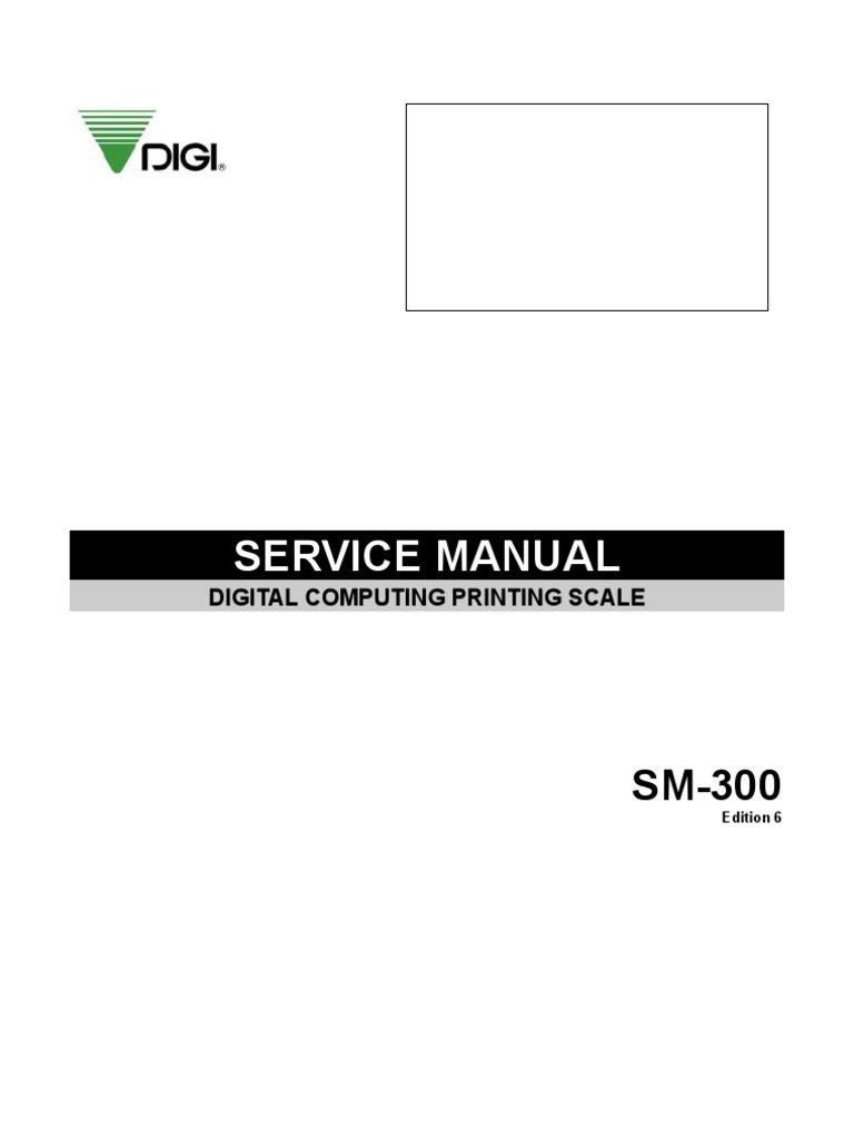 SM-300 Service Manual Edition 6 | PDF | Electrical Connector | Ip.