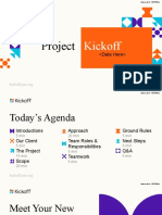Project Kickoff Agenda