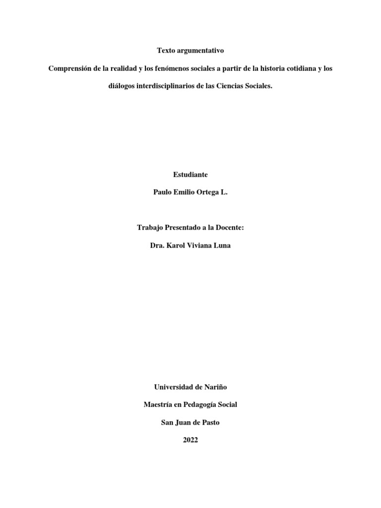 Texto Argumentativo | PDF