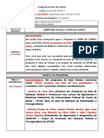 Apresentador:: (Sexta-Feira) Das 13:00 Às 13:50 H