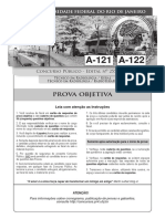 Prova Objetiva: Concurso Público - Edital Nº 255/2019