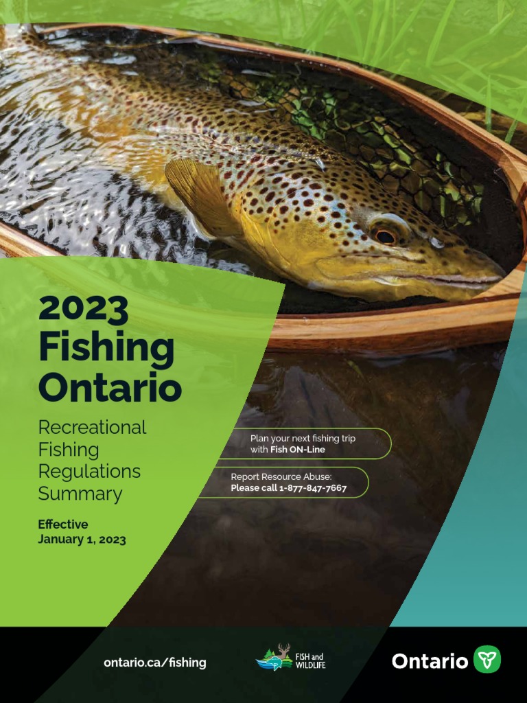 2023 Ontario Fishing Regulations PDF