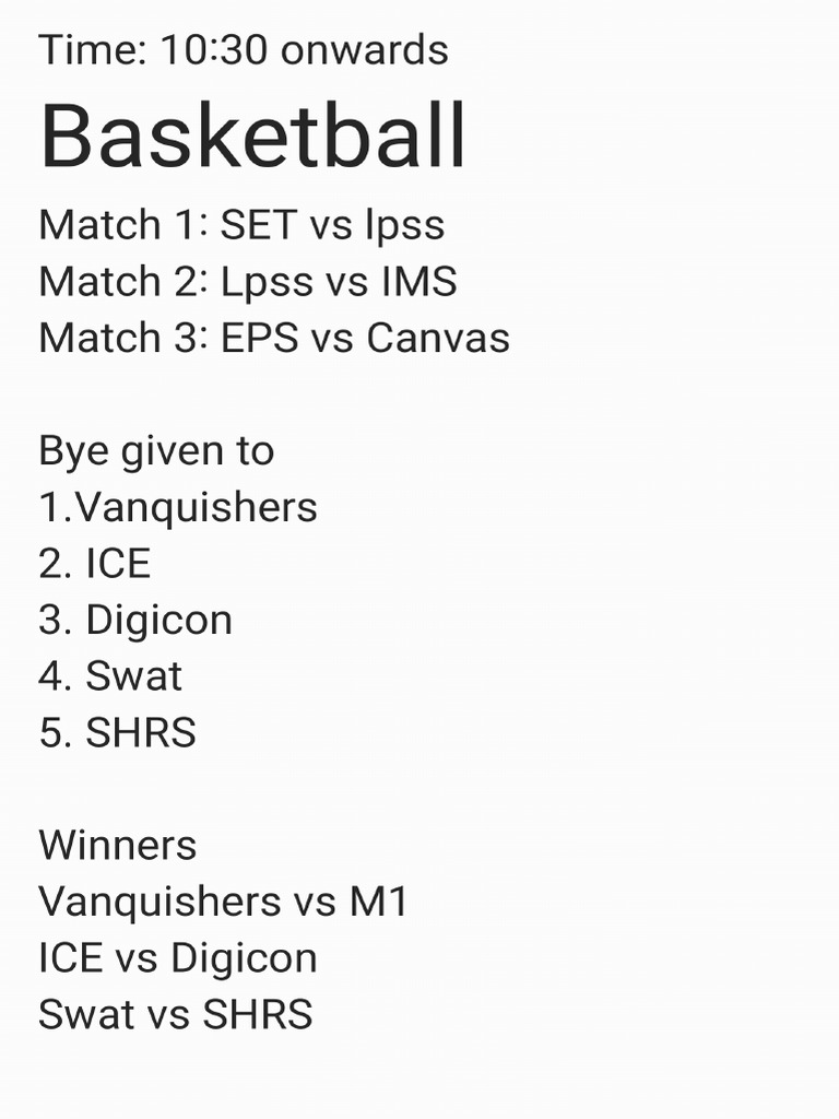 Basketball | PDF