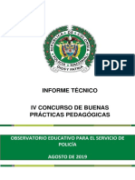Informe Técnico: Observatorio Educativo para El Servicio de Policía Agosto de 2019