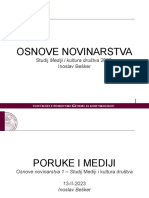 Osnove Novinarstva: Studij Mediji I Kultura Društva 2023. Inoslav Bešker