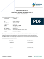 Formulir Pernyataan Registrasi Sasaran Vaksinasi Covid-19 Nomor: P-Sul7Wkmf