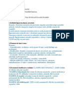 1.definiti Hipertensiunea Arteriala: Modul - Farmacoterapie Tema - Medicatia Antihipertensiva