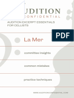 La Mer: Audition Excerpt Essentials For Cellists