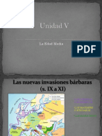 Unidad V. La Baja Edad Media