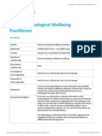 Trainee Psychological Wellbeing Practitioner: Job Details