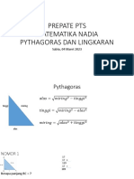 PREPARE PTS Nadia (Pythagoras Dan Lingkaran)