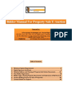 Bidder Manual For Property Sale- 