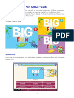 Welcome To Big Fun Active Teach: To Begin, Click On Start'