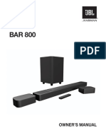 JBL - HA - Bar 800 - OM - V8 - EN011923