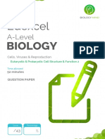 Eukaryotic - Prokaryotic Cell Structure - Function 2 QP