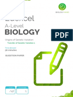 Transfer of Genetic Variation 1 QP