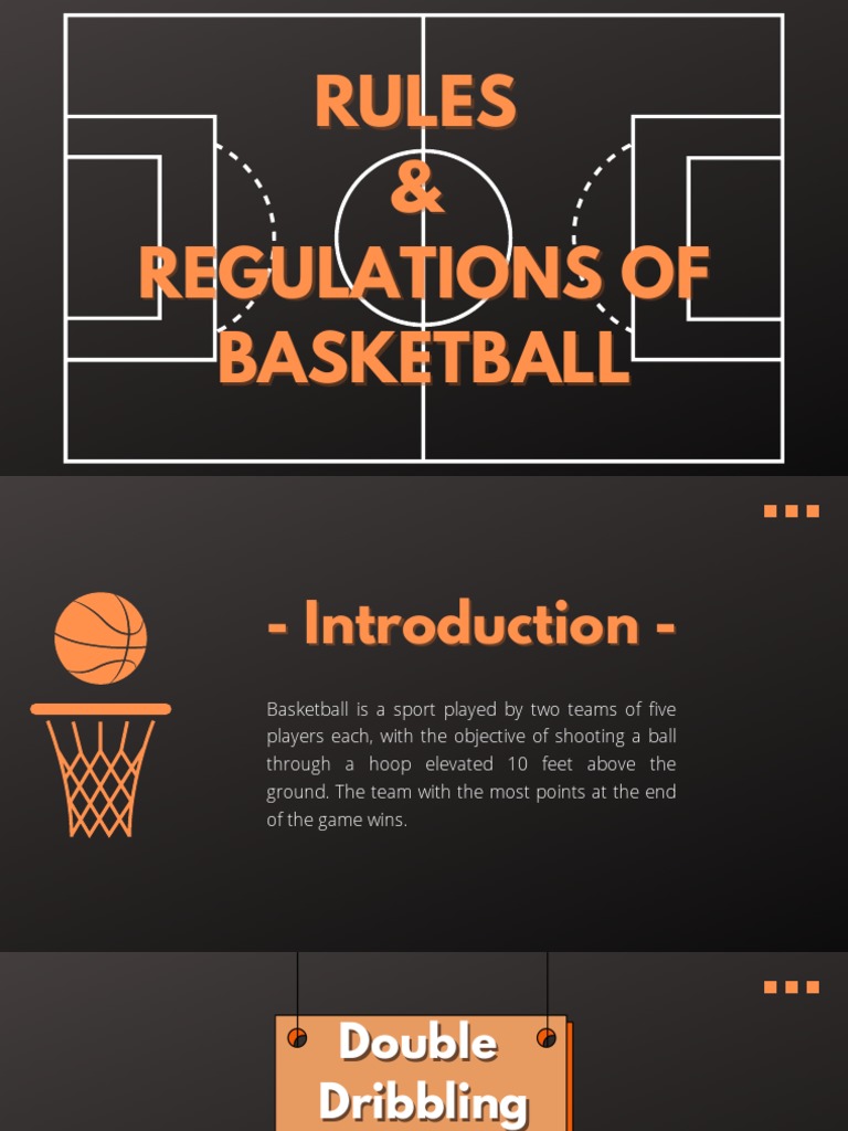 Rules & Regulations of Basketball PDF Indoor Sports Athletic Sports