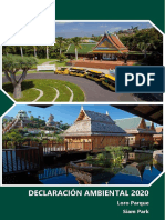 Declaración Ambiental 2020: Loro Parque Siam Park