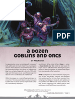 A Dozen Goblins and Orcs