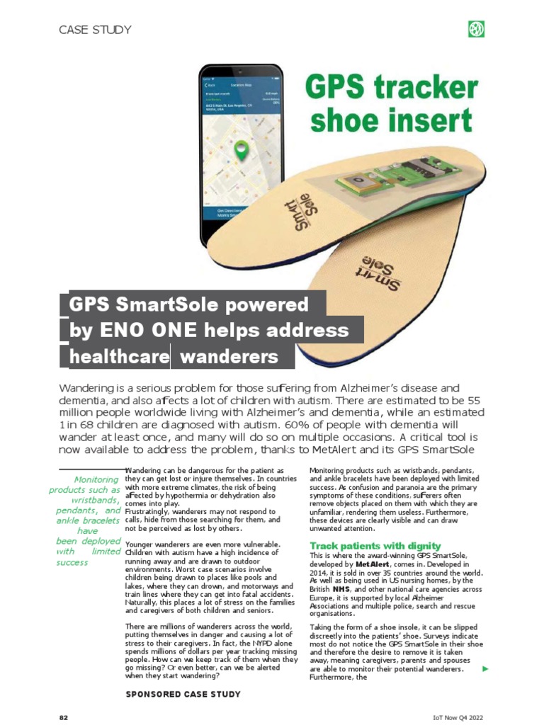Case Study GPS Tracker Shoe Insert PDF
