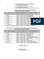 Jadwal Pts Semester Genap Dan Lus SD 2022.2023