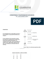 Consistencia y Platicidad de Los Suelos