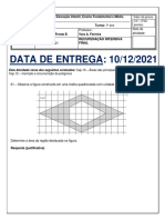 DATA DE ENTREGA: 10/12/2021: Recuperação Intensiva Final