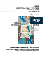 Modul: Mengoperasikan Softsware Pengolah Kata