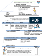 Sesión de Aprendizaje