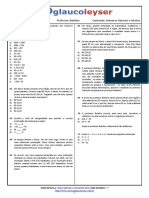 Disciplina: Matemática Professor: Betinho Conteúdo: Números Naturais e Inteiros