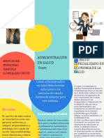 Administración en Salud S5495: Brochure Personal Daniela Gonzalias Ortiz