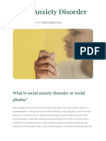 What Is Social Anxiety Disorder or Social Phobia?