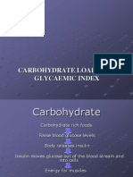 Carbohydrate Loading & Glycaemic Index