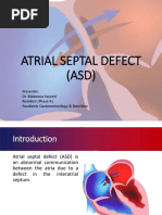 Atrial Septal Defect (ASD) : Presenter Dr. Maimuna Sayeed Resident (Phase A) Paediatric Gastroenterology & Nutrition