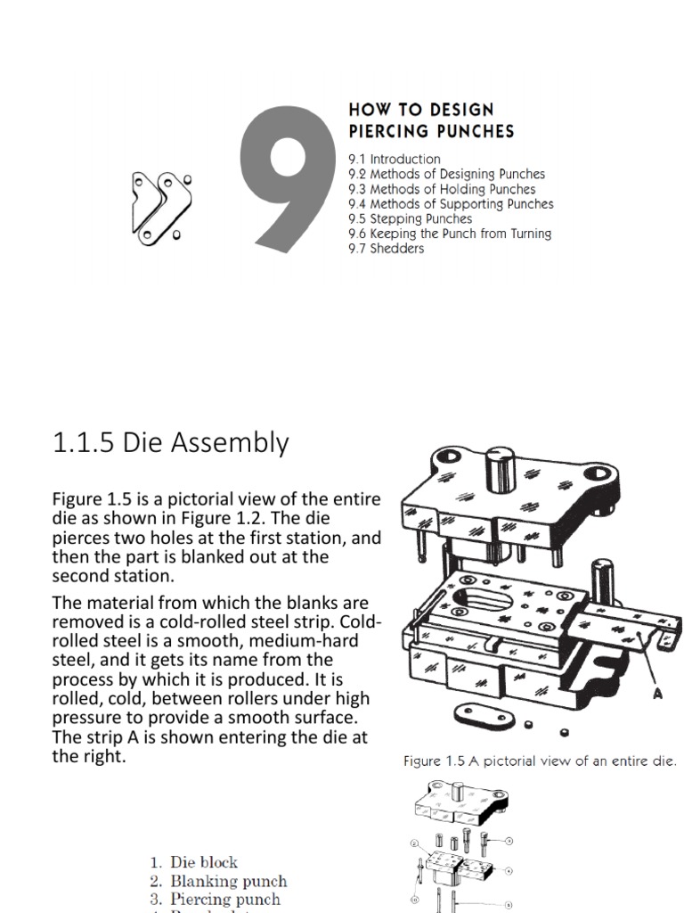 Die Assembly and Punch Design Guide | PDF | Home & Garden