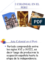 Arte Colonial en El Perú