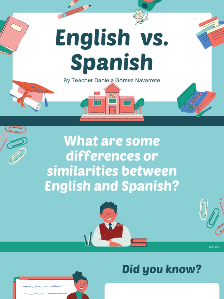 English vs. Spanish PDF