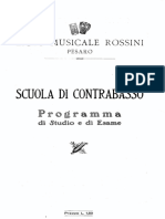 Programma Liceo Musicale Rossini Di Pesaro (1938)