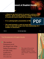 The Development of English Novels: CC-12 1 Dr. Md. Ejaz Alam