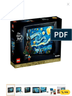 LEGO Ideas Vincent Van Gogh: La Noche Estrellada